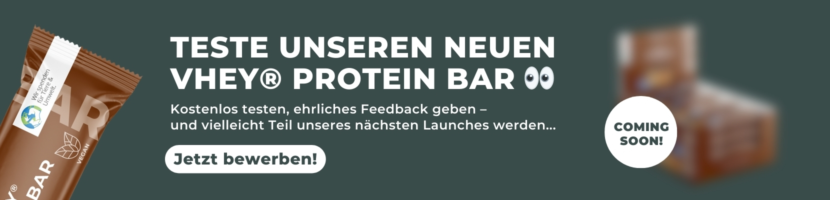 Vhey Protein Bar Banner