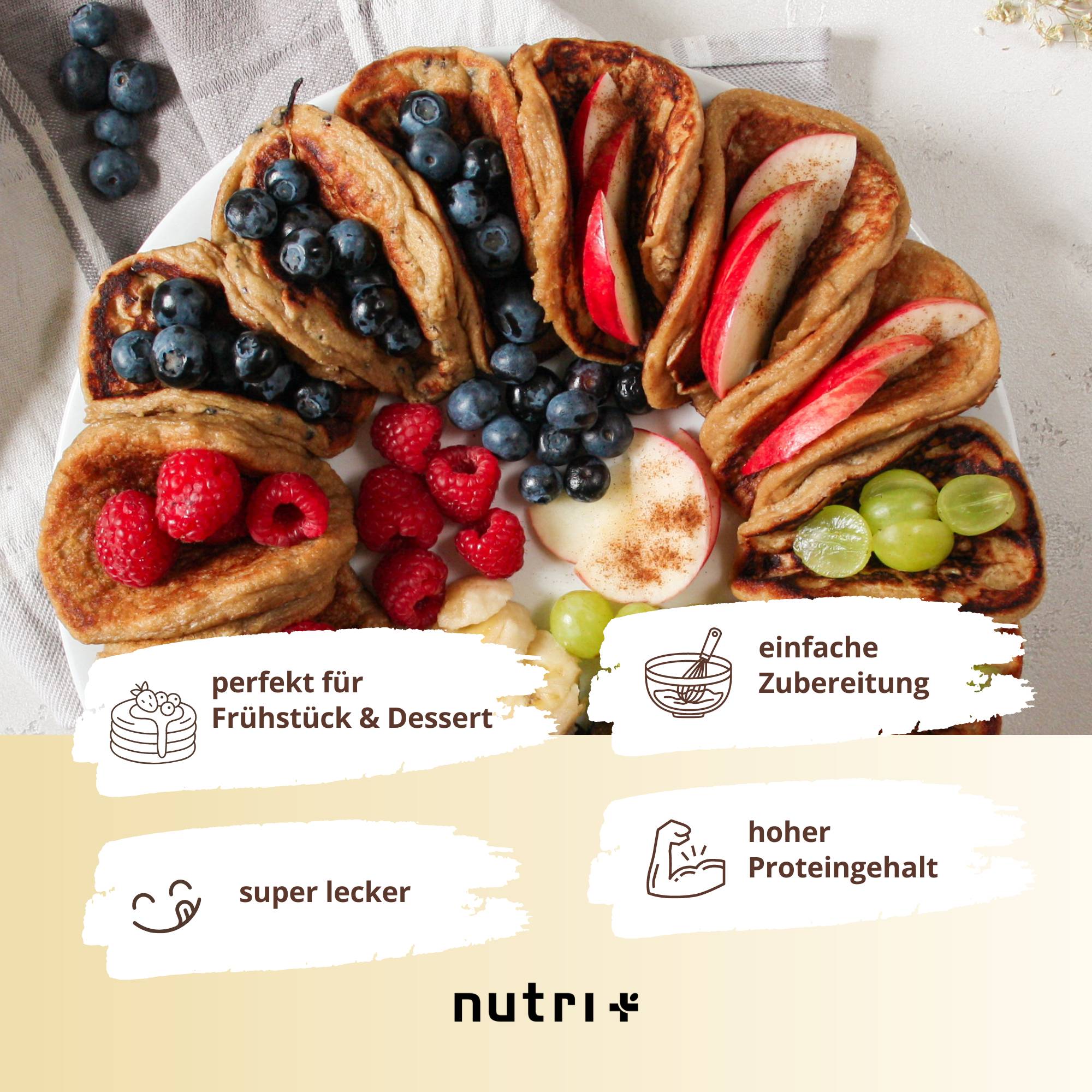 Vegan Protein-Pancakes
