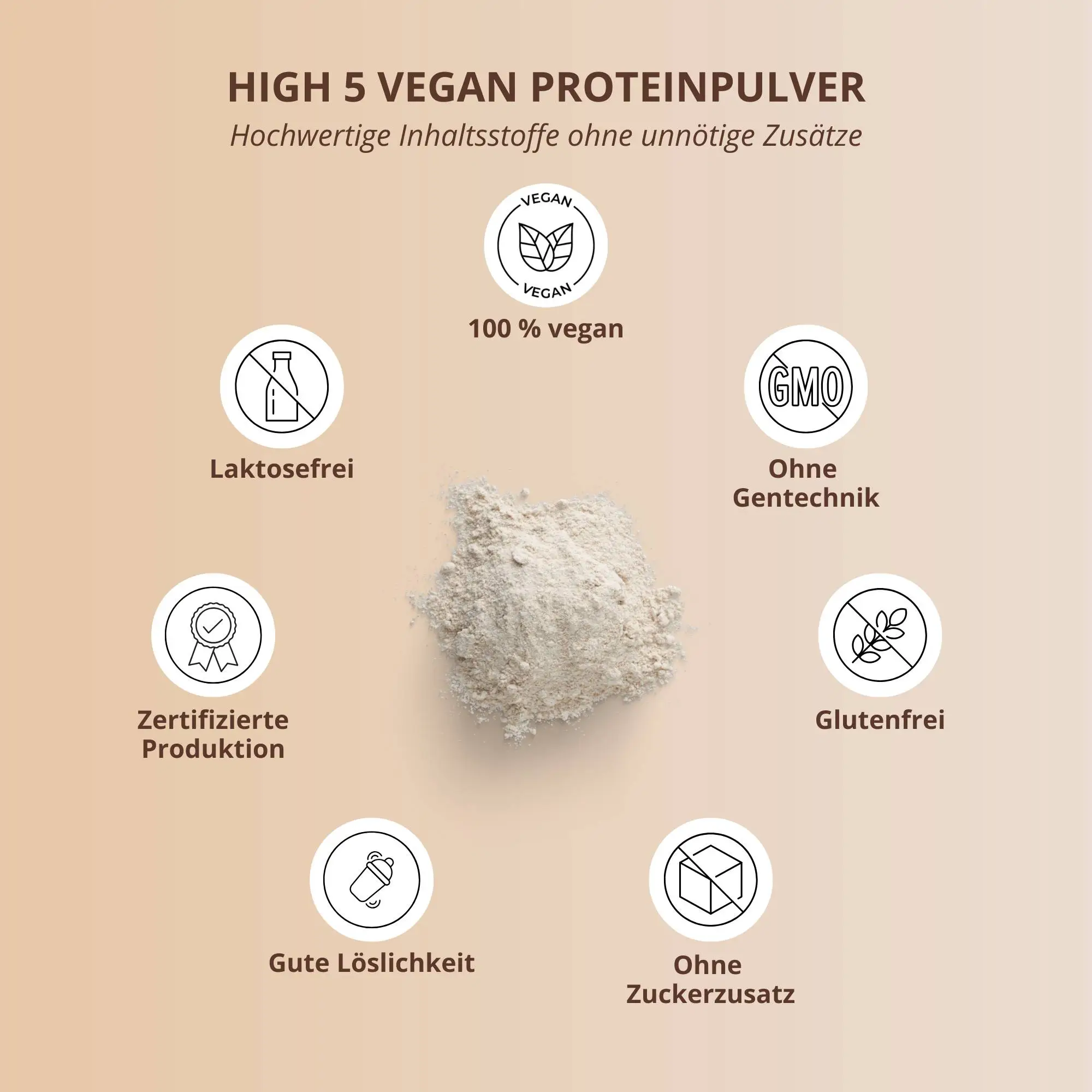 High_5_Proteinpulver_vegan_ohne_Soja_Glutenfrei_Haselnuss_Cookie_Eigenschaften